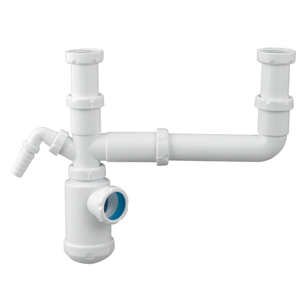 Siphon bouteille double avec prise machine, type S-92