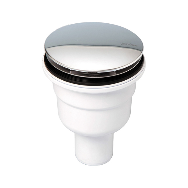 Siphon avec capot inox, sortie verticale, type S-375