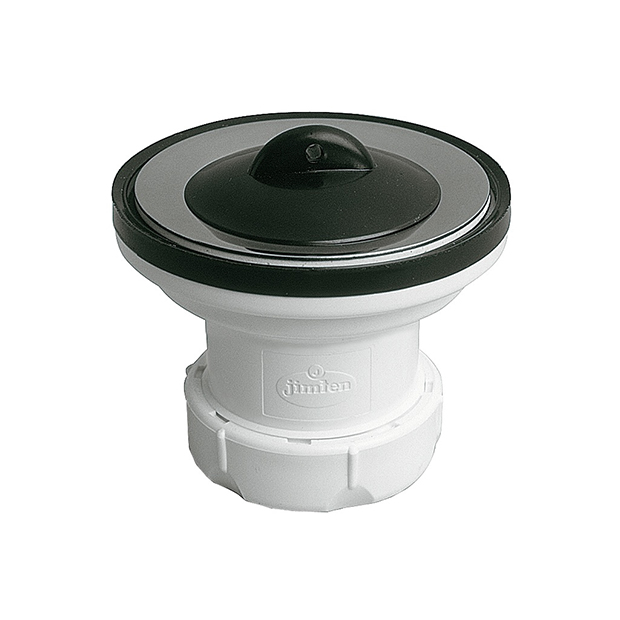 Crépine avec crépine inox et bouchon en caoutchouc, type S-158